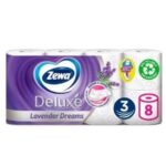 ZEWA HARTIE IGIENICA DELUXE LAVANDA 3STR 8 ROLE/SET