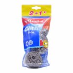 BURETE DE VASE INOX SPIRALAT VILEDA 3 BUCATI