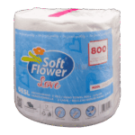 PROSOAPE DE HARTIE SOFT FLOWER LOVE 800 FOI 2 STRATURI