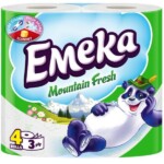EMEKA HARTIE IGIENICA MOUNTAIN FRESH 3STR 4ROLE/SET