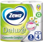 ZEWA HARTIE IGIENICA DELUXE MUSETEL 3STR 4ROLE/SET