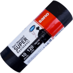 SANO OPTIMA SACI MENAJ SUPER REZISTENTI NEGRI 120L 10BUC/ROLA