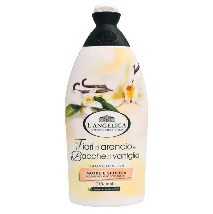 Gel-de-dus-LAngelica-flori-de-portocal-si-bete-de-vanilie-500-ml-8017331091517-1.png-692x800 GEL DE DUS L'ANGELICA FLORI DE PORTOCAL SI BETE DE VANILIE 500ML - imagine 1