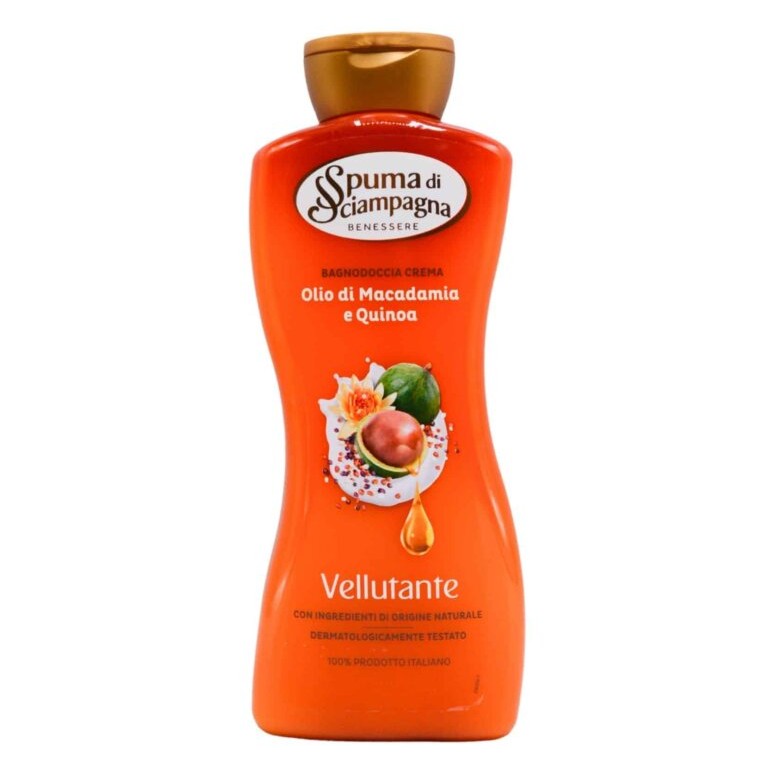 Spumant-de-dus-Spuma-Di-Sciampagna-Vellutante-650-ml-8007750012422-768x888 GEL DE DUS SPUMA DI SCIAMPAGNA ULEI DE MACADAMIA SI QUINOA 650ML - imagine 1