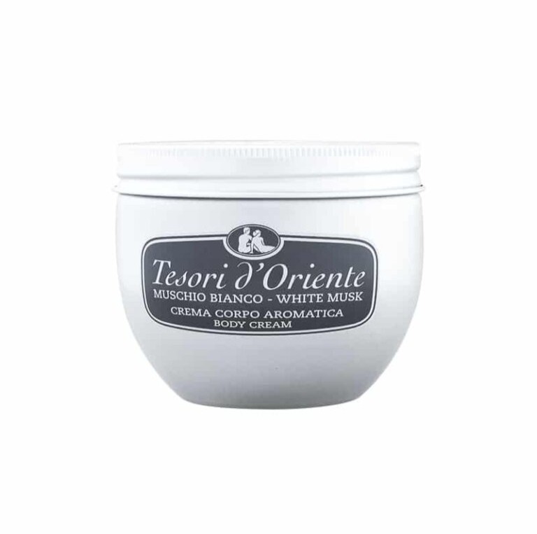Tesoro-doriente-crema-corpo-aromatica-Moschino-bianco-front-800x926-8008970003627-768x889 CREMA DE CORP TESORI D'ORIENTE CU MOSC ALB 300ML - imagine 1