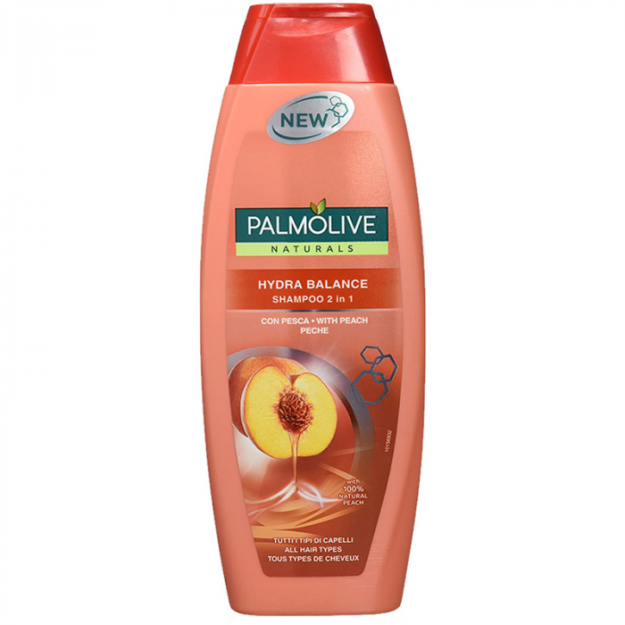 palmolive-2-in-1-pesca-350ml-1072-141475 SAMPON PALMOLIVE NATURALS PIERSICA 350ML - imagine 1