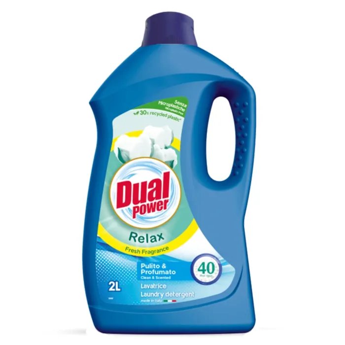DETERGENT LICHID DUAL POWER RELAX 40 SPALARI 2L - imagine 1